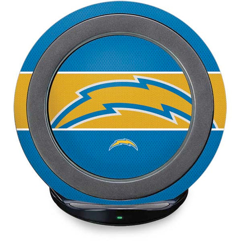 NFL Los Angeles Chargers Zone Block Fast Charge Wireless Charging Stand Skin